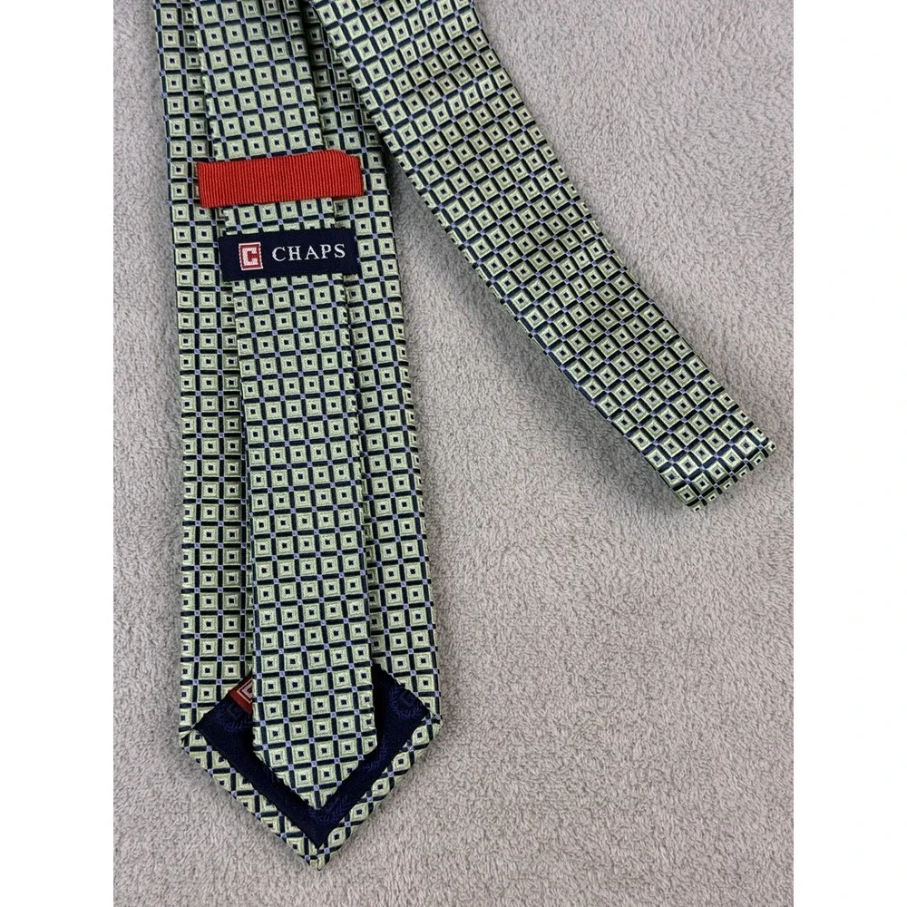 Chaps‎ Men's Necktie 100% Silk Hand Made NWOT Classic Beauty!